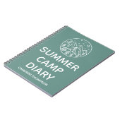 Journal de camp d'été personnalisé pour enfants 80 (Côté gauche)