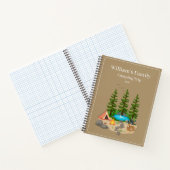Journal de camping avec illustration de camping (Intérieur)