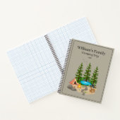 Journal de camping avec illustration de camping  (Intérieur)