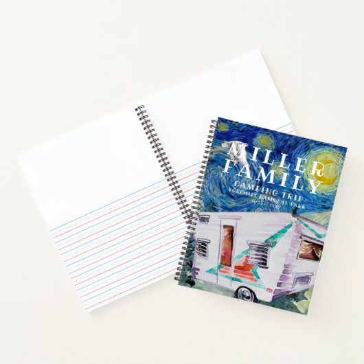 Journal de camping | Journal de road-trip personna (Intérieur)