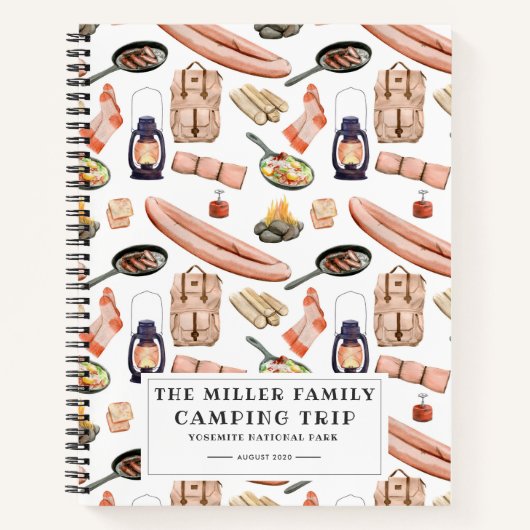 Journal de camping | Journal de voyage routier per (Devant)