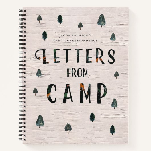 Journal de camping | Lettres Du Camp Journal (Devant)