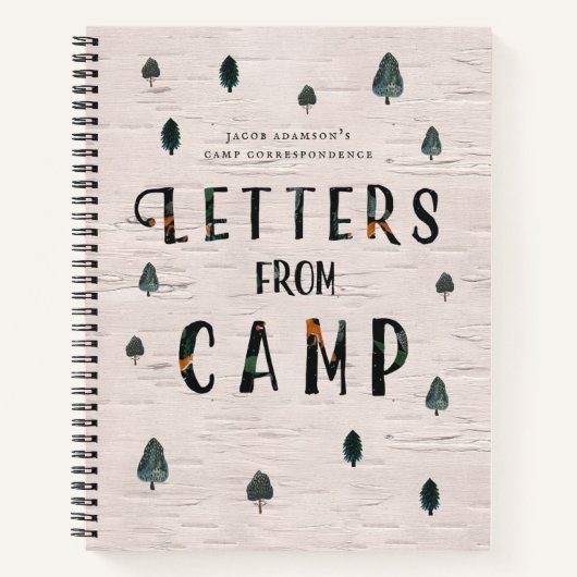 Journal de camping | Lettres du journal de camp (Devant)