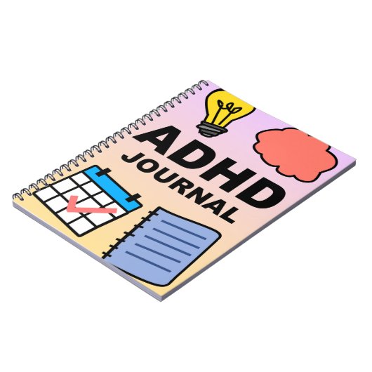 Journal de Carnet ADHD - Focus, Track & Reflet (Côté gauche)