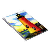 journal de carnet d'aquarelle de phare (Côté Droit)