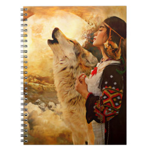 JOURNAL DE CARNET DE FILLES AMÉRICAINES INDIENNES