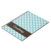 Journal de carnet de notes à spirale de marguerite (Côté gauche)