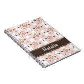 Journal de carnet de notes à spirale de Westies (Côté Droit)