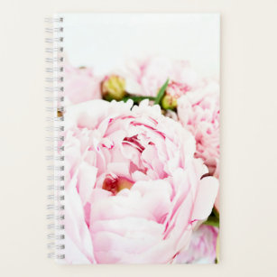 Journal de Carnet des pivoines florales assez rose