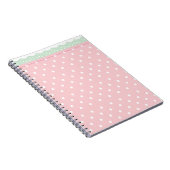 Journal de Carnet Polka-Dot rose (Côté Droit)