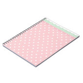 Journal de Carnet Polka-Dot rose (Côté gauche)