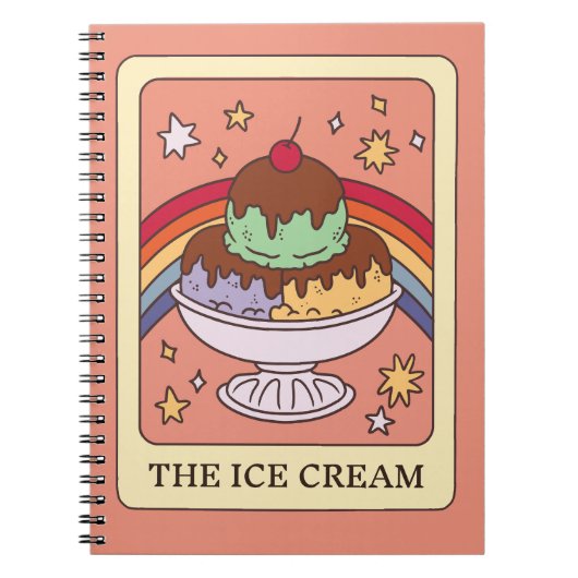 Journal de carte de tarot de glace (Devant)