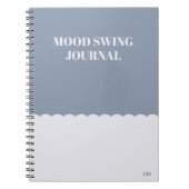 Journal de changement d'humeur avec citation drôle (Devant)
