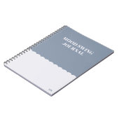 Journal de changement d'humeur Citation drôle Bleu (Côté gauche)