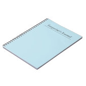 Journal de chanson bleu customizable (Côté gauche)