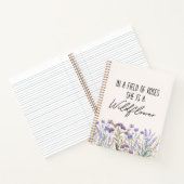 Journal de citation de prairie de fleurs sauvages (Intérieur)