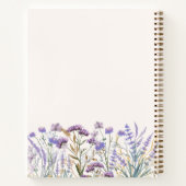 Journal de citation de prairie de fleurs sauvages (Dos)