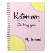 Journal de coaching Ketomom (Devant)
