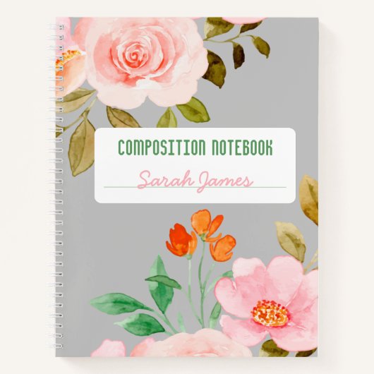 Journal de composition personnalisée de la flore g (Devant)