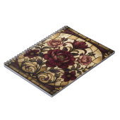 Journal de conception de vitrail rose (Côté gauche)
