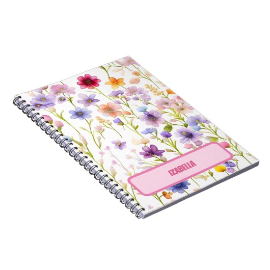 Journal de conception florale de printemps bleu ro (Côté Droit)