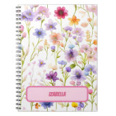 Journal de conception florale de printemps bleu ro (Devant)