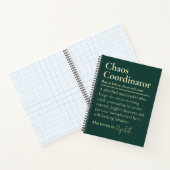 Journal de coordinateur de chaos à nom personnalis (Intérieur)