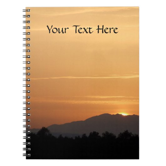 Journal de coucher du soleil (Devant)