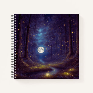 Journal de couverture dure de Pleine lune et de lu