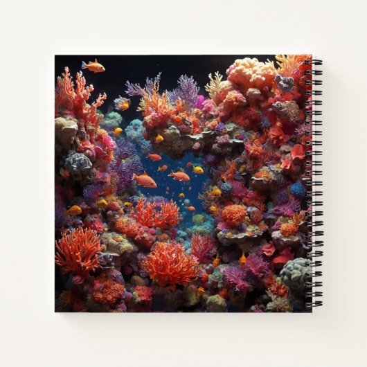 Journal de couverture rigide de Corail Reef (Dos)