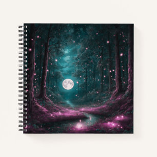 Journal de couverture rigide de Pleine lune et de 