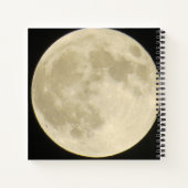 Journal de couverture rigide Pleine lune (Dos)