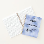 Journal de couverture rigide style ancien "Quill P (Intérieur)