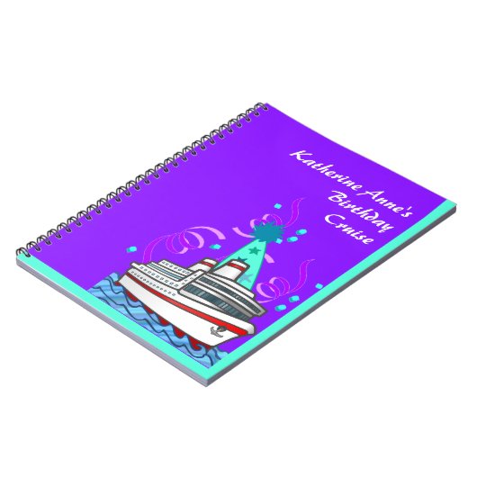 Journal de croisière d'anniversaire (Côté gauche)