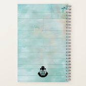 Journal de croix florale bleue (Verso)