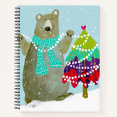 Journal de croquis d'hiver de l'ours et du lapin (Devant)