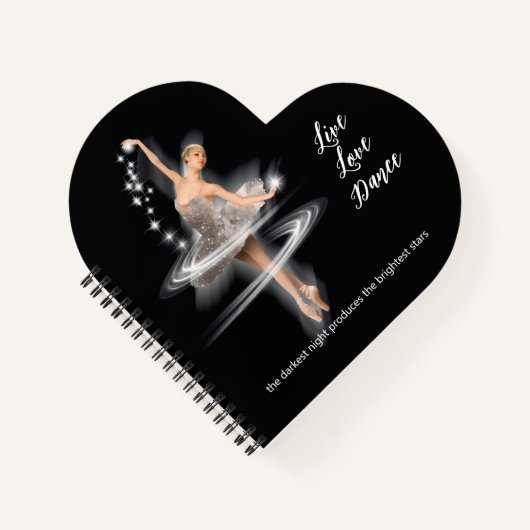 Journal de danse I Heart (Devant)