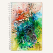 Journal de danseur personnalisé (Recto)