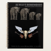 Journal de dates de James Michael Miller (Devant)