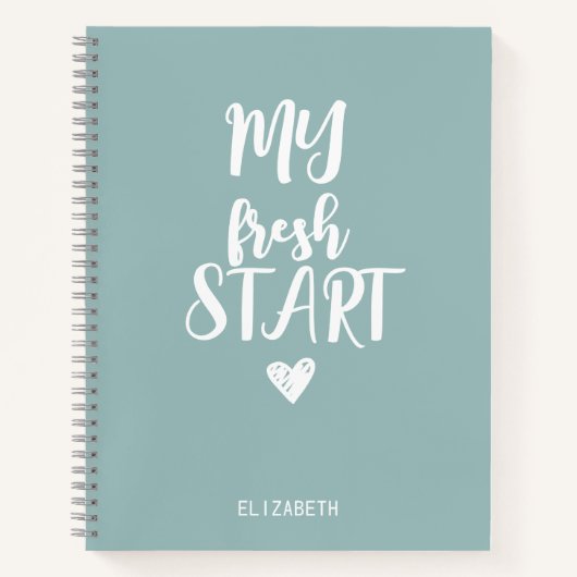 Journal de démarrage frais personnalisé | Journal (Devant)