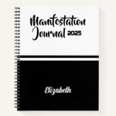 Journal de démonstration de calligraphie minimale (Devant)