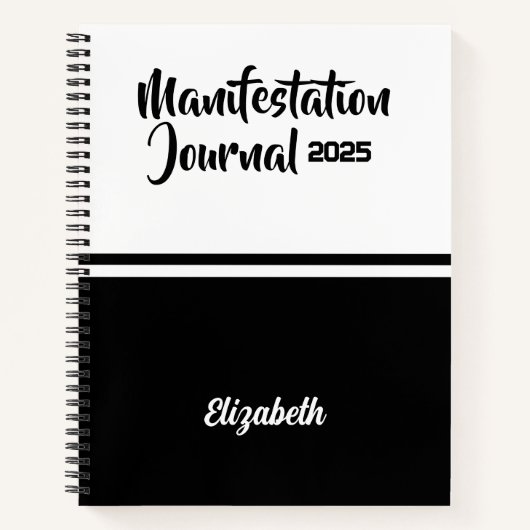 Journal de démonstration de calligraphie minimale (Devant)