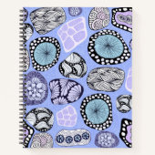 Journal de dessin et d'écriture Zen Design (violet (Devant)