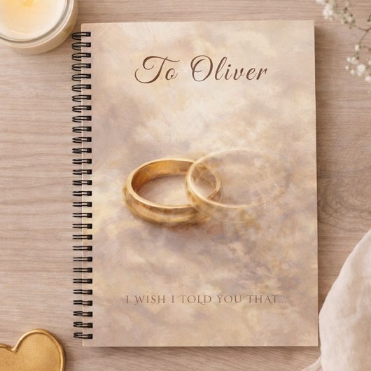 Journal de deuil personnalisable pour perte d'un m