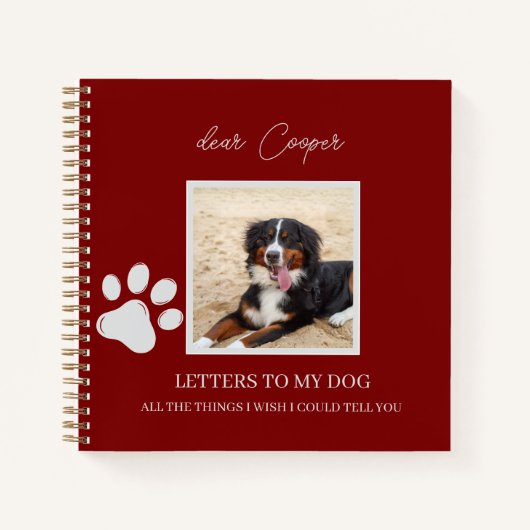 Journal de deuil pour perte d'animal de compagnie  (Devant)