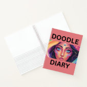 Journal de doodle sur la pêche noire (Intérieur)
