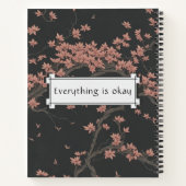 Journal de fleurs de cerisiers de grue d'origine j (Dos)