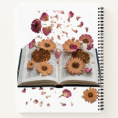 Journal de fleurs pressées vintage esthétique – Fa (Dos)