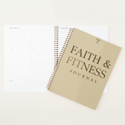 Journal de foi et de forme physique - Plan d'entra (Devant avec enveloppe)