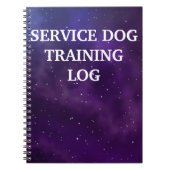 Journal de formation des chiens de service (Devant)